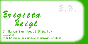 brigitta weigl business card